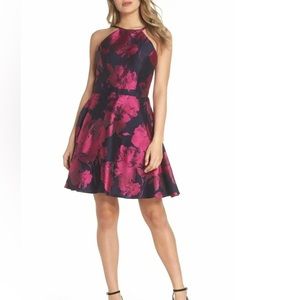 Xscape floral party dress, size 0